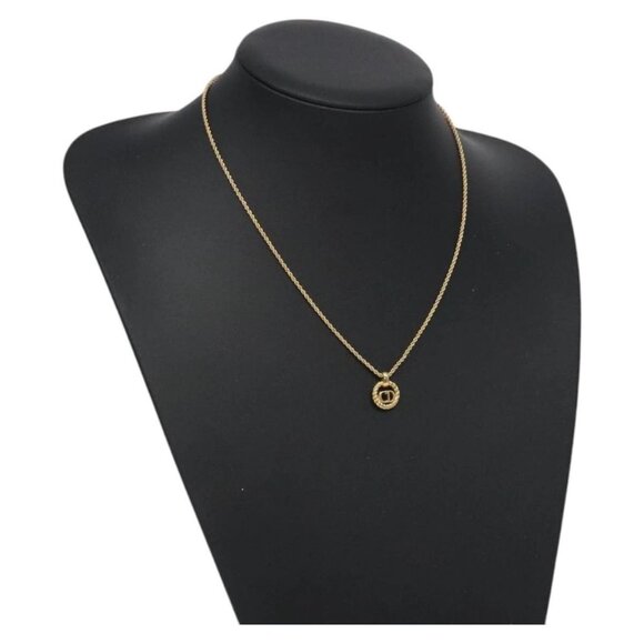 Dior Jewelry - Christian Dior Necklace metal Gold Tone Auth 125895